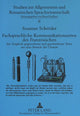 Book cover of: Fachsprachliche Kommunikationsarten des Franzoesischen