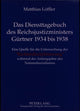 Book cover of: Das Diensttagebuch des Reichsjustizministers Guertner 1934 bis 1938