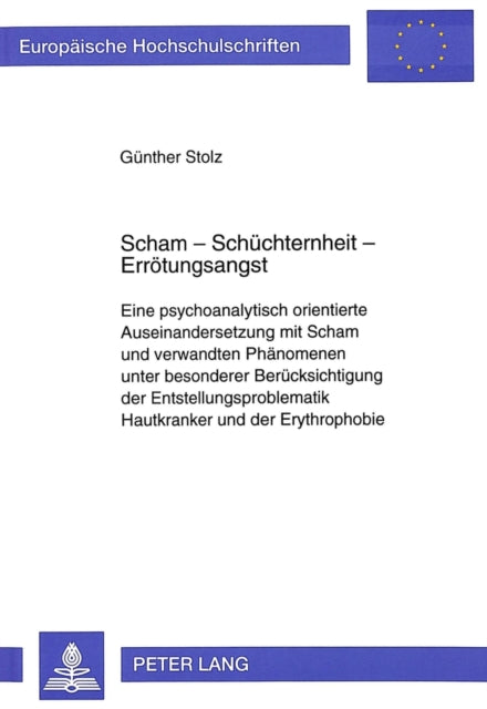 Book cover of: Scham - Schuechternheit - Erroetungsangst