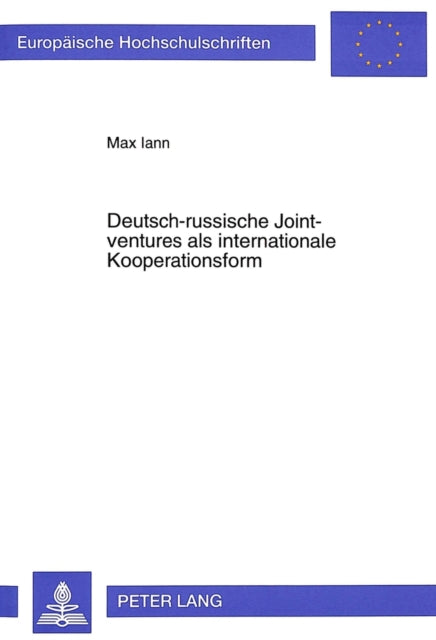 Book cover of: Deutsch-russische Joint-ventures als internationale Kooperationsform