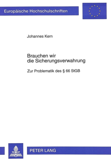 Book cover of: Brauchen wir die Sicherungsverwahrung