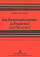 Book cover of: Das Strahlenschutzrecht in Frankreich und Oesterreich