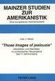 Book cover of: «Those Images of jealousie»