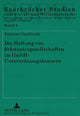 Book cover of: Die Haftung von Schwestergesellschaften im GmbH-Unterordnungskonzern. By: Susanne Jaschinski