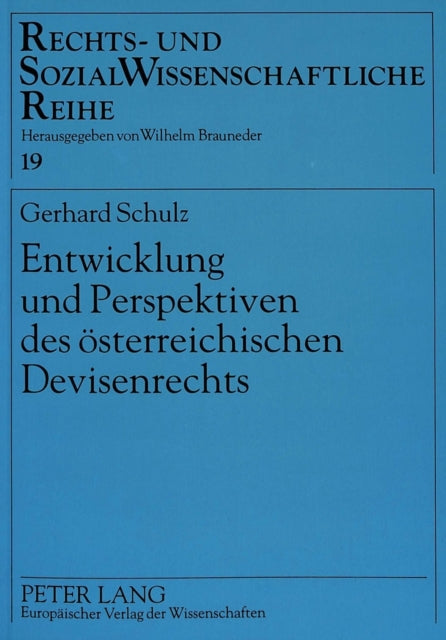 Book cover of: Entwicklung Und Perspektiven Des Oesterreichischen Devisenrechts