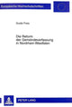 Book cover of: Die Reform der Gemeindeverfassung in Nordrhein-Westfalen