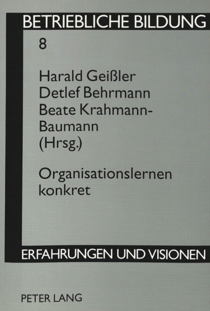 Book cover of: Organisationslernen konkret