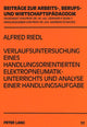 Book cover of: Verlaufsuntersuchung eines handlungsorientierten Elektropneumatikunterrichts und Analyse einer Handlungsaufgabe