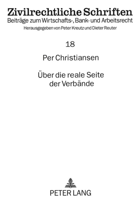 Book cover of: Ueber die reale Seite der Verbaende
