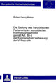 Book cover of: Stellung Des Franzoesischen Parlaments Im Europaeischen Normsetzungsprozeß Gemaeß Art. 88-4 Der Franzoesischen Verfassung Der V. Republik