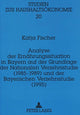 Book cover of: Analyse der Ernaehrungssituation in Bayern auf der Grundlage der Nationalen Verzehrsstudie (1985-1989) und der Bayerischen Verzehrsstudie (1995). By: Katja Fischer