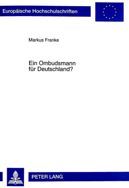 Book cover of: Ein Ombudsmann Fuer Deutschland?