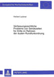 Book cover of: Verfassungsrechtliche Probleme von Sendezeiten fuer Dritte im Rahmen der dualen Rundfunkordnung