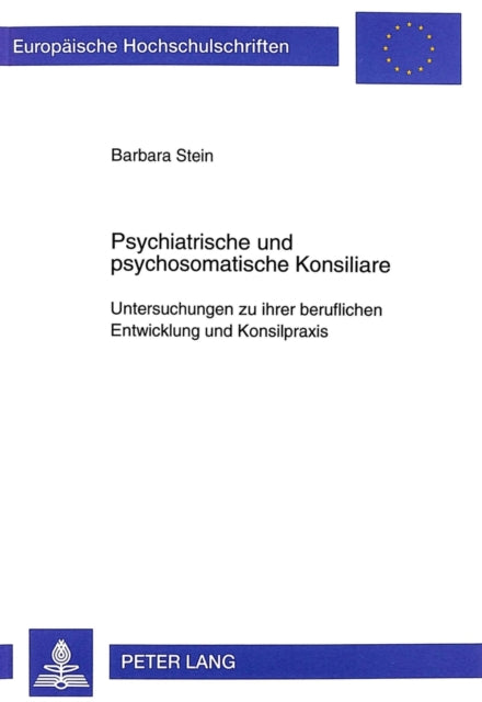 Book cover of: Psychiatrische und psychosomatische Konsiliare. By: Barbara Stein
