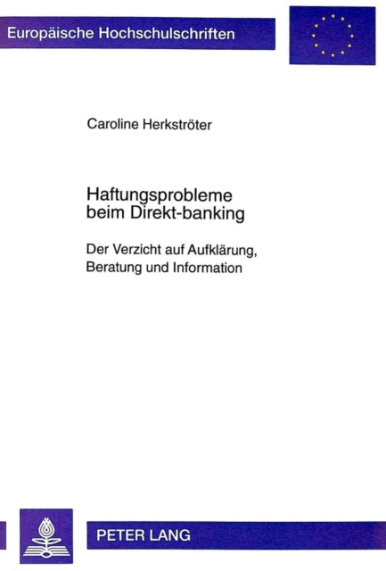 Book cover of: Haftungsprobleme Beim Direkt-Banking
