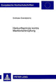 Book cover of: Herkunftsprinzip Kontra Marktortanknuepfung. By: Andreas Grandpierre