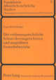 Book cover of: Der verfassungsrechtliche Schutz des eingerichteten und ausgeuebten Gewerbebetriebs. By: Claus Kellenberger