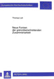 Book cover of: Neue Formen Der Grenzueberschreitenden Zusammenarbeit