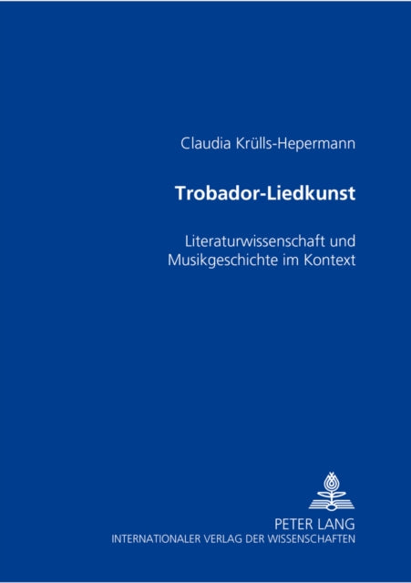 Book cover of: Trobador-Liedkunst
