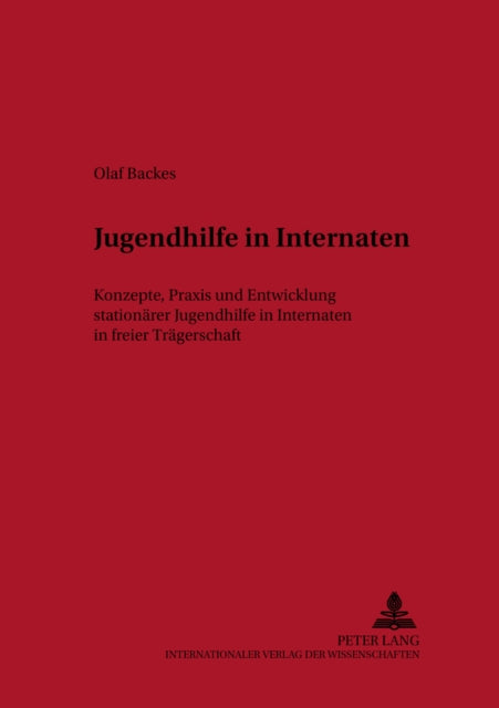 Book cover of: Jugendhilfe in Internaten