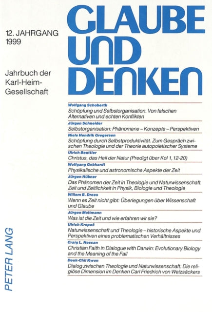 Book cover of: Glaube Und Denken. By: Hans Schwarz