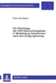 Book cover of: Die Rechtslage der DDR-Naturschutzgebiete in Mecklenburg-Vorpommern nach dem Einigungsvertrag