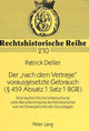 Book cover of: Der «nach dem Vertrage» vorausgesetzte Gebrauch ( 459 Absatz 1 Satz 1 BGB)