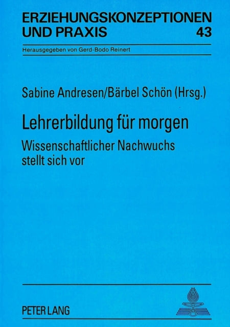 Book cover of: Lehrerbildung Fuer Morgen
