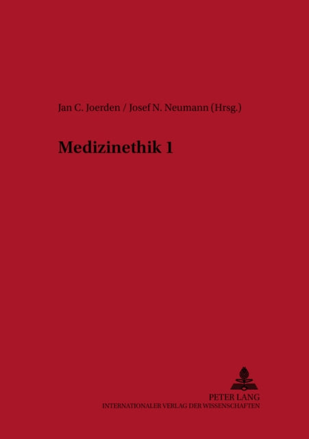 Book cover of: Medizinethik 1. By: Jan C. Joerden