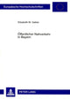 Book cover of: Oeffentlicher Nahverkehr in Bayern. By: Elisabeth M. Gabler