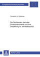 Book cover of: Die Rechtsnatur derivativer Finanzinstrumente und ihre Darstellung im Jahresabschlu