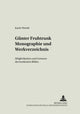 Book cover of: Guenter Fruhtrunk Monographie und Werkverzeichnis