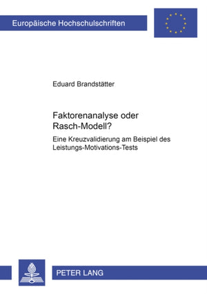 Faktorenanalyse Oder Rasch-Modell?