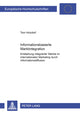 Book cover of: Informationsbasierte Marktintegration