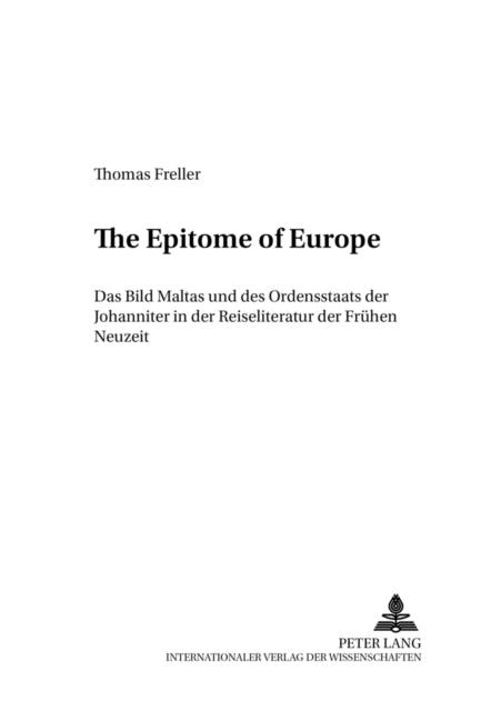 Book cover of: «The Epitome of Europe»