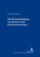 Book cover of: Die Beruecksichtigung Von Kosten in Der Konkurrenzanalyse