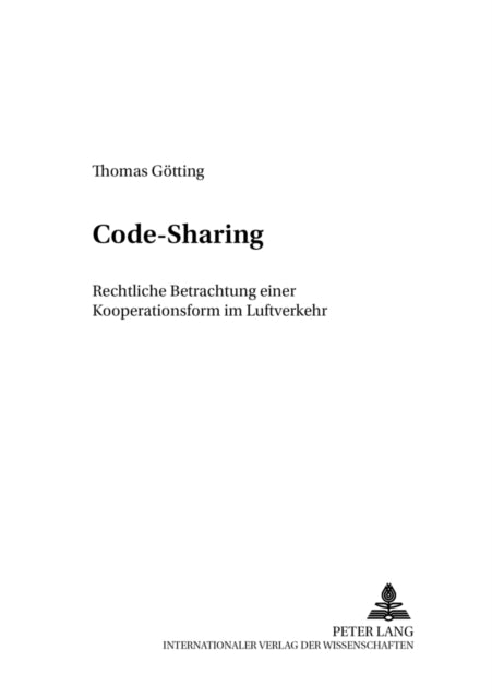 Book cover of: Code-Sharing