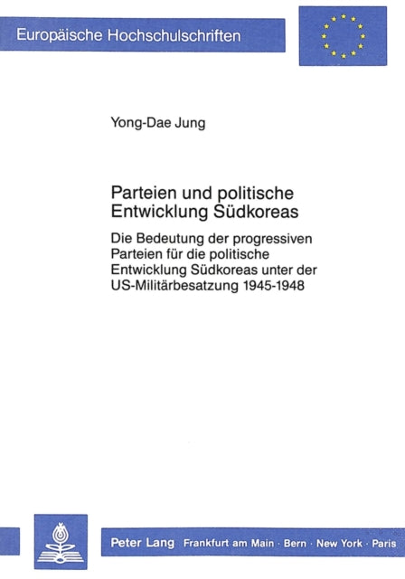 Book cover of: Parteien und politische Entwicklung Suedkoreas