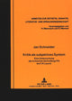 Book cover of: Kritik als subjektives System