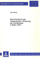 Book cover of: Erfordernis Der «Wesentlichen» Aenderung Der Verhaeltnisse in § 323 I Zpo