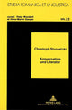 Book cover of: Konversation und Literatur