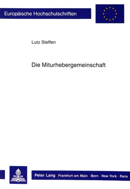 Book cover of: Die Miturhebergemeinschaft
