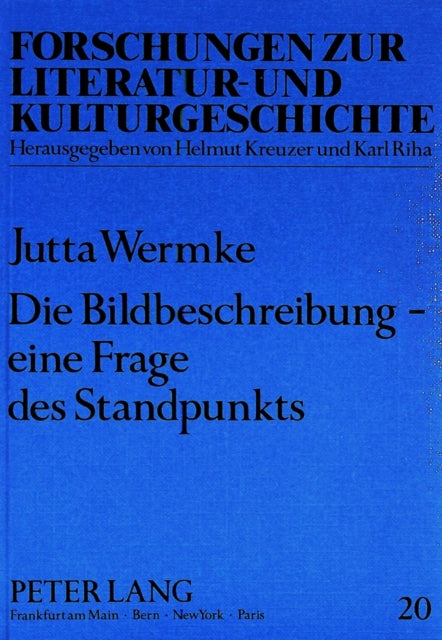 Book cover of: Die Bildbeschreibung - eine Frage des Standpunkts