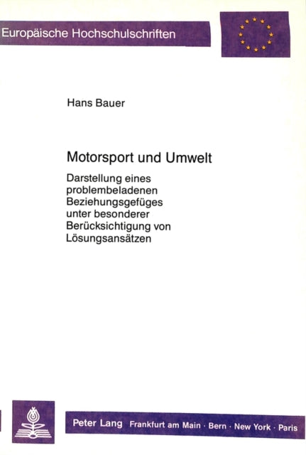 Book cover of: Motorsport und Umwelt