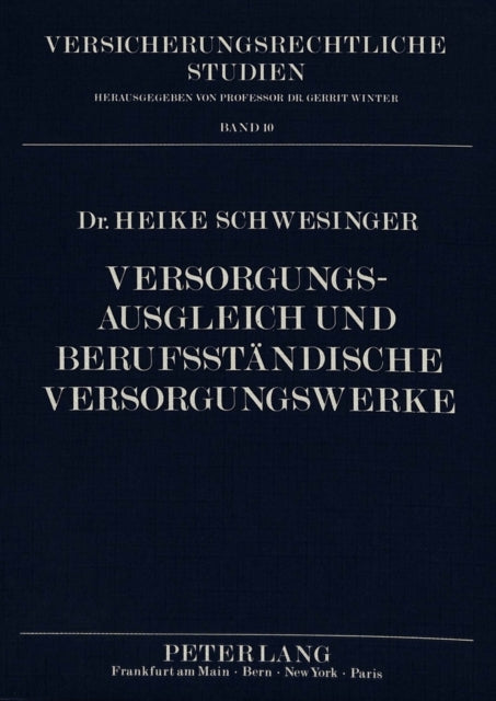 Book cover of: Versorgungsausgleich und Berufsstaendische Versorgungswerke