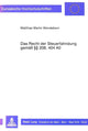 Book cover of: Das Recht Der Steuerfahndung Gemaess 208, 404 Ao
