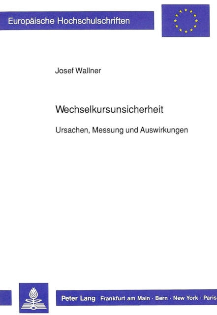 Book cover of: Wechselkursunsicherheit