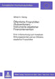 Book cover of: Oeffentliche Finanzhilfen (Subventionen) - Instrumente staatlicher Finanzintervention