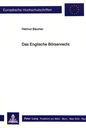 Das Englische Boersenrecht