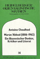 Book cover of: Marun Abbud (1886-1962)- Ein libanesischer Denker, Kritiker und Literat